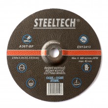 Řezný kotouč Steeltech A36T-BF 230x3x22,23 mm