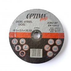 Řezný kotouč Optima profi A36U-BF 180x2,5x22,23 mm